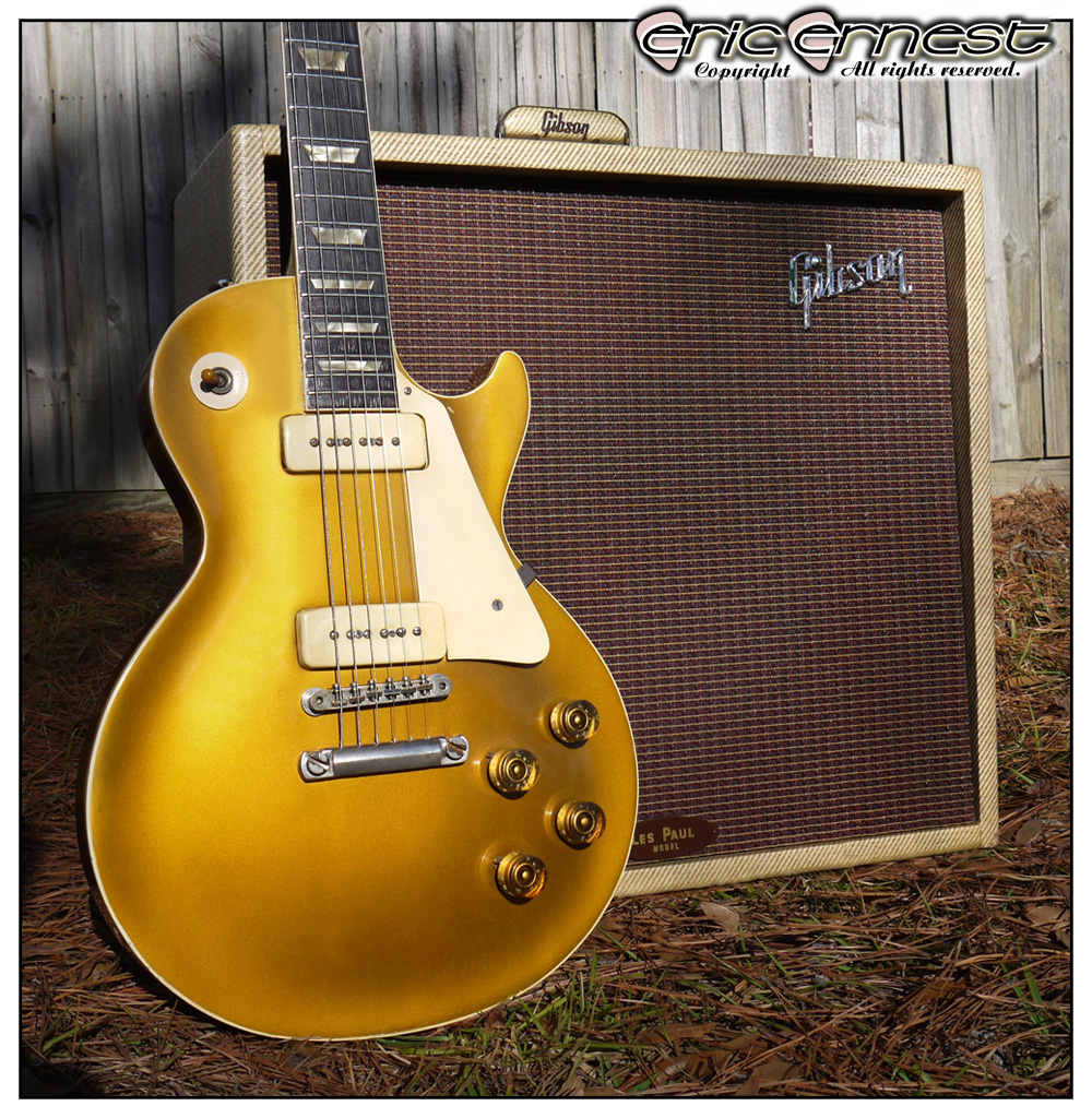 Great Vintage 355 with a Super Clean Vintage Les Paul Amp Photos from Eric Ernest My Les
