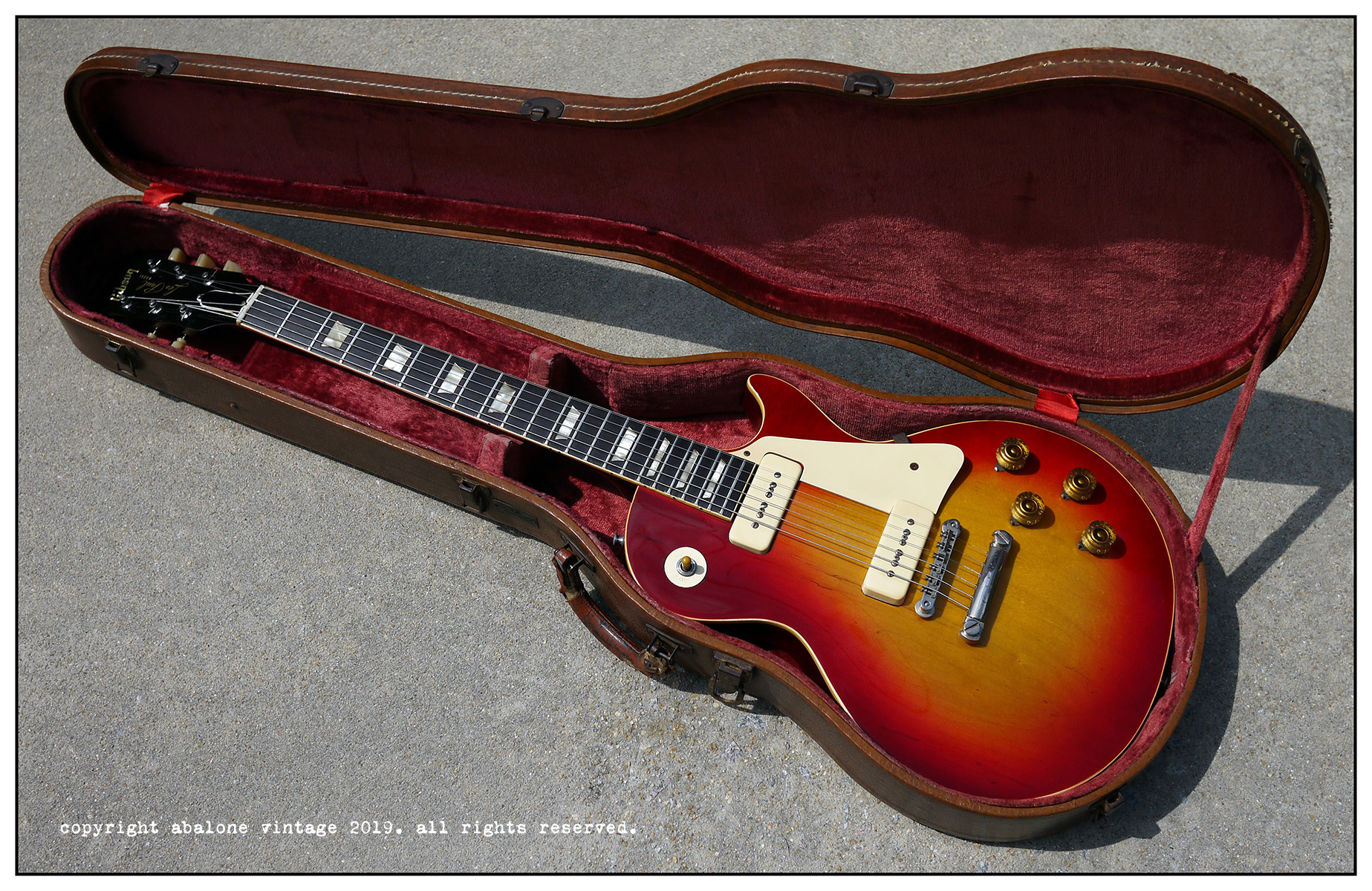 1953 Gibson Les Paul Standard guitar factory 1960 conversion.