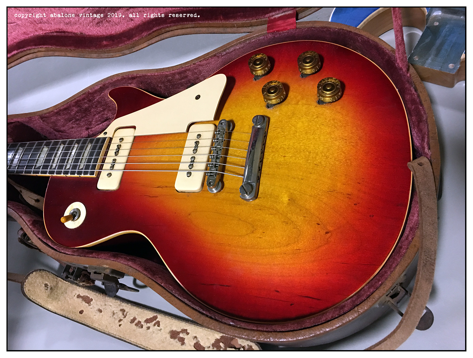 1953 Gibson Les Paul Standard guitar factory 1960 conversion.