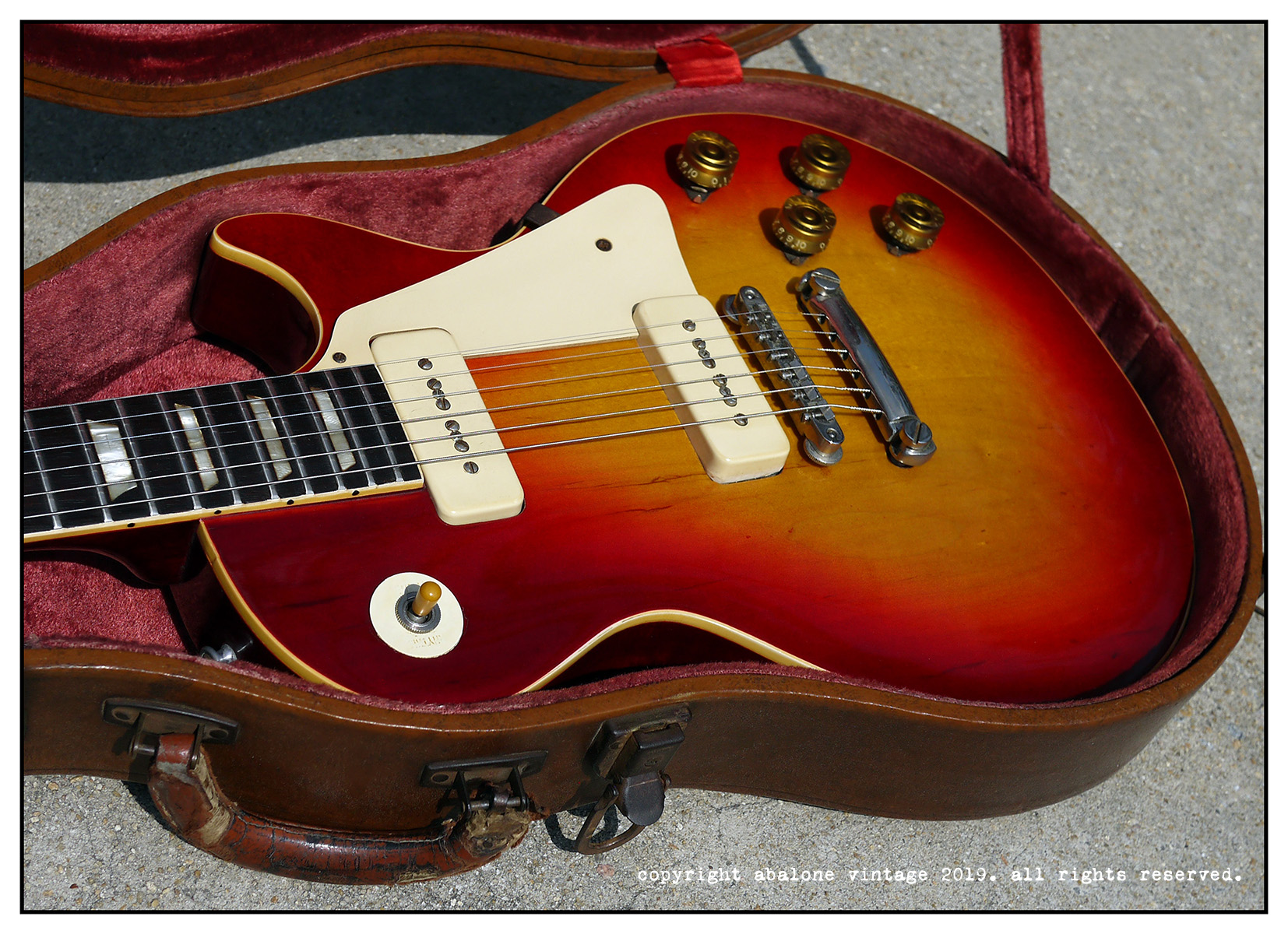 1953 Gibson Les Paul Standard guitar factory 1960 conversion.