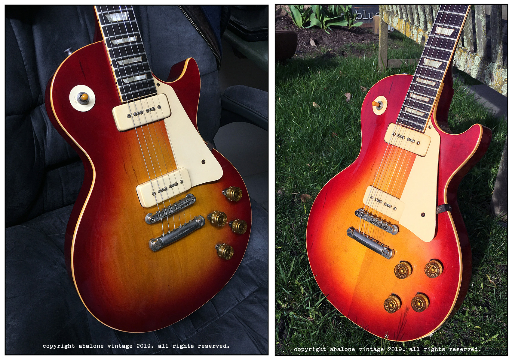 1953 Gibson Les Paul Standard guitar factory 1960 conversion.