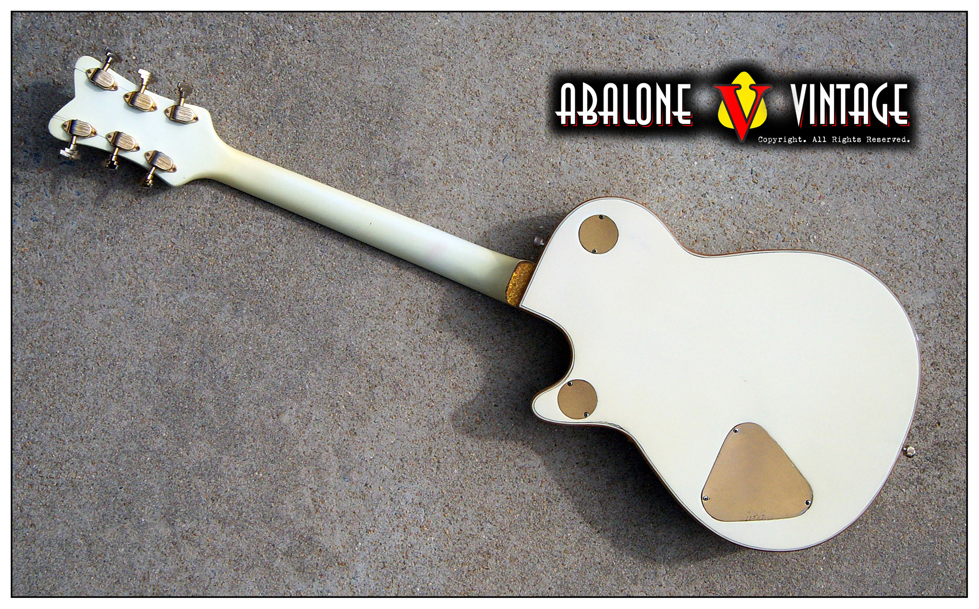 1956 Gretsch White Penguin guitar Original vintage mr clean