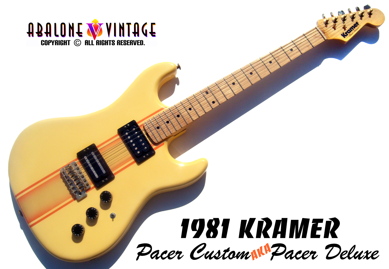 Vintage Kramer Pacer Guitar 1981 Strathead