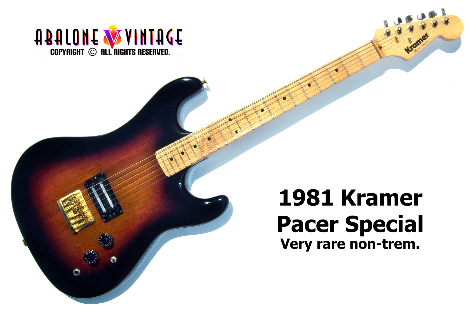 Vintage Kramer Pacer Guitar 1981 strathead