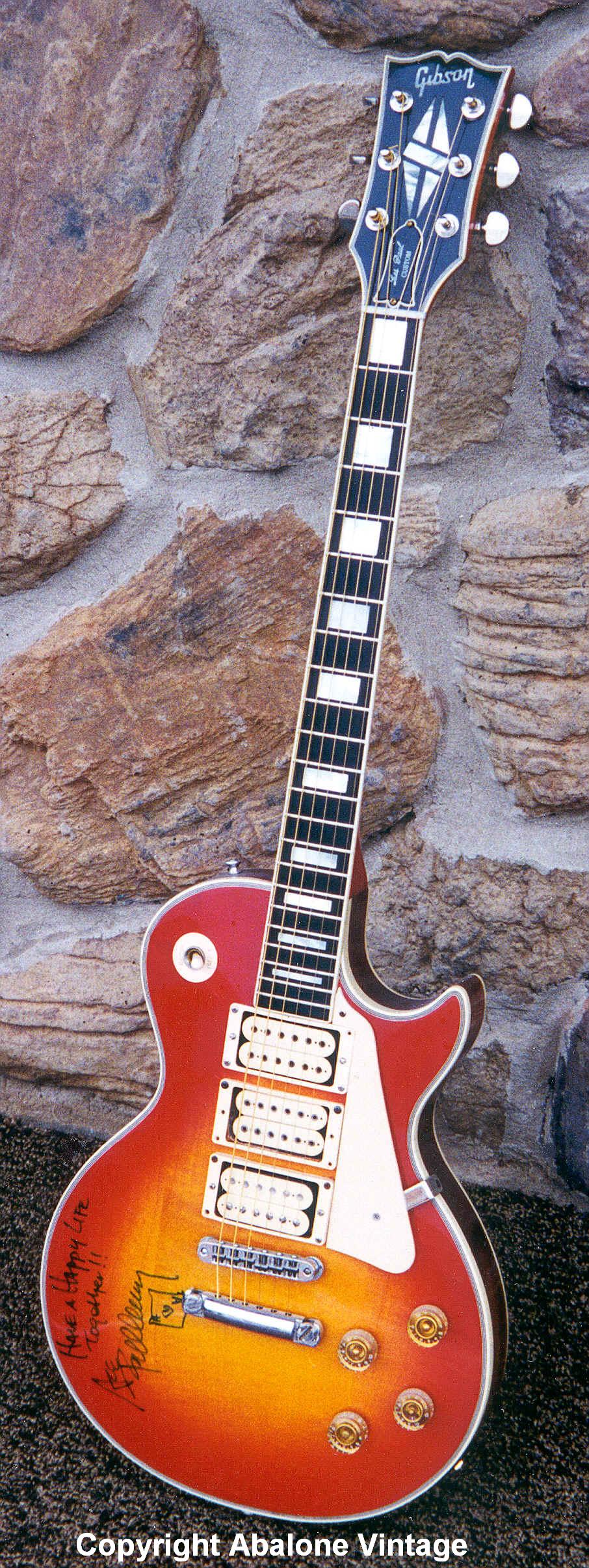 1977 Gibson les paul custom ace frehley guitar owned live tour studio collection KISS destroyer LP 45