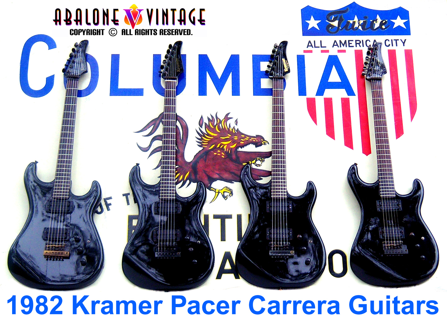 Kramer Pacer Carrera guitars 1982
