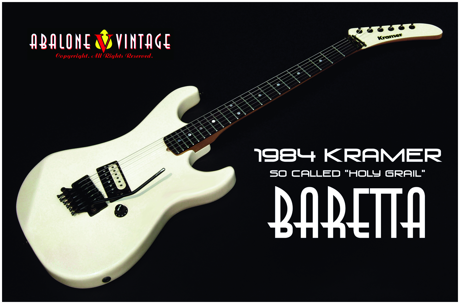 Kramer Holy Grail baretta Guitar 1983 1984 evh