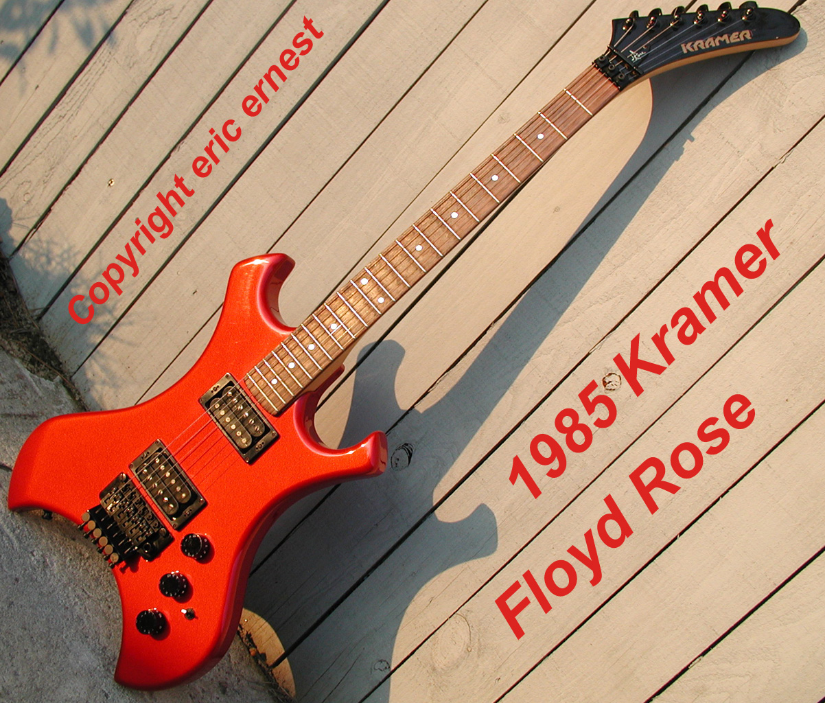 Kramer Guitar Neck American Baretta Pacer Floyd Rose Nightswan Waterslide Decal 