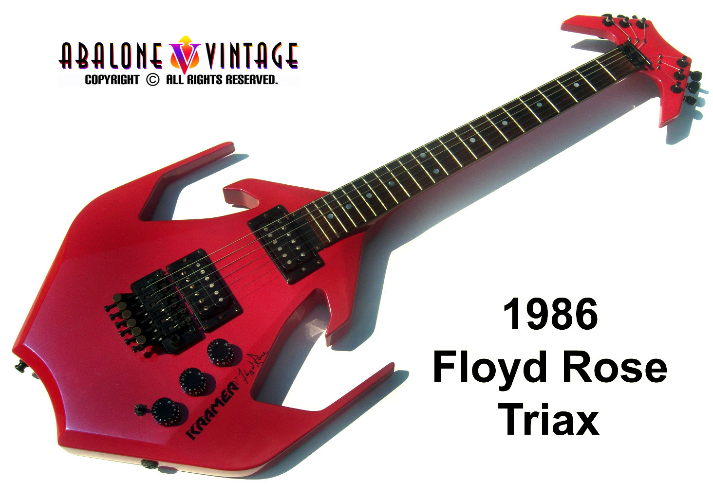 Kramer Floyd Rose Triax guitar 1986